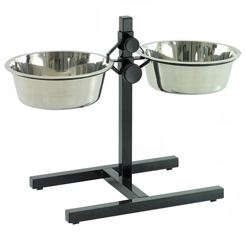 Duvo+ Food Bowl Stand With H-Frame 1 Duvo+ Food Bowl Stand With H-Frame