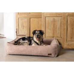 Designed By Lotte Ribbed Bed - Pink -Beeztys Zone designed by lotte ribbed hondenmand roze 190386 2000 none