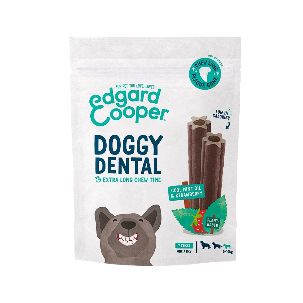 Beeztees Edgard & Cooper Doggy Dental - Mint & Strawberry 2 Beeztees Edgard & Cooper Doggy Dental - Mint & Strawberry - Image 2
