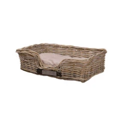 Happy House Rattan Dog Basket Rectangular