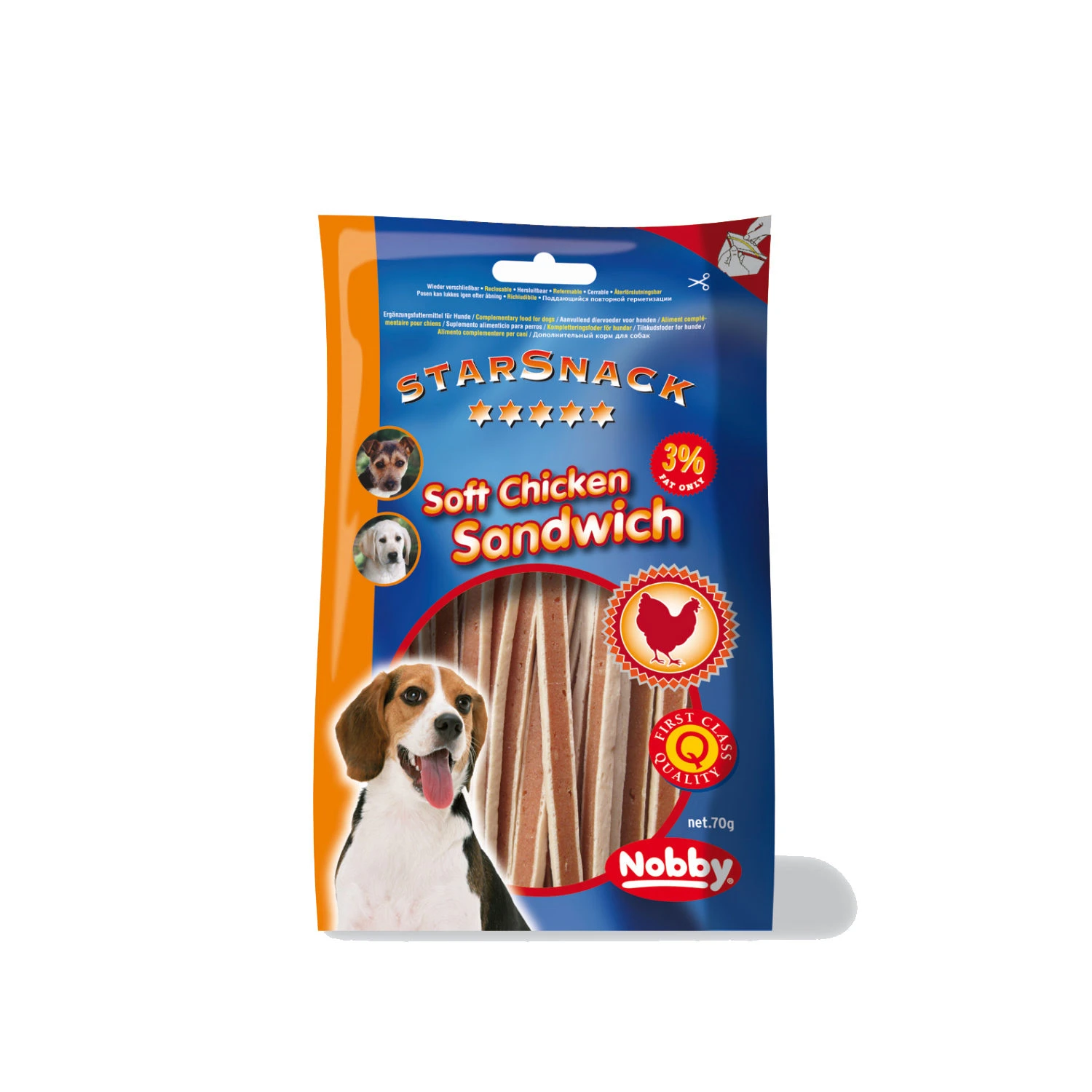 Nobby - Starsnack Soft Chicken Sandwich 1 Nobby - Starsnack Soft Chicken Sandwich