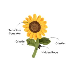 KONG P.L.A.Y. Pet Blooming Buddies - Sassy Sunflower