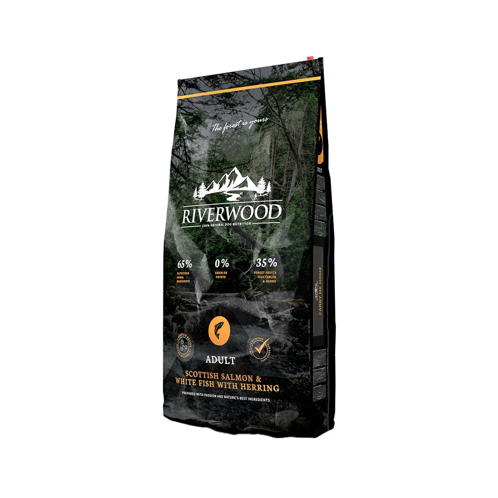 Riverwood Adult Dog Food - Salmon & Whitefish With Herring 1 Riverwood Adult Dog Food - Salmon & Whitefish With Herring