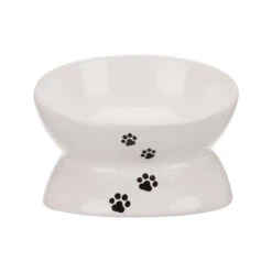Savic Trixie Ergonomic Food And Water Bowl - White -Beeztys Zone trixie ergonomische voer en waterbak wit 183070 2000 none