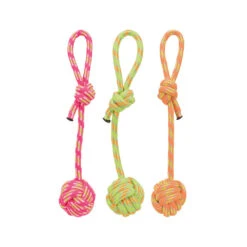 KONG Trixie Floss Rope With Braided Ball -Beeztys Zone trixie flostouw met ingevlochten bal 152629 1000 none