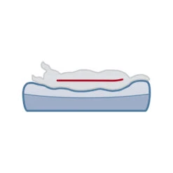 Trixie Vitaal Mattress Bendson - Dark Brown/Beige -Beeztys Zone trixie vitaal matras bendson donkerbruinbeige 178699 1000 none